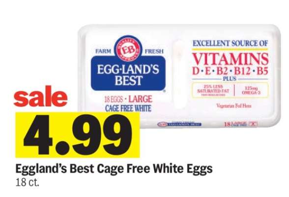 Eggland’s Best Cage Free White Eggs