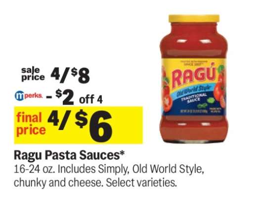 Ragú Pasta Sauces