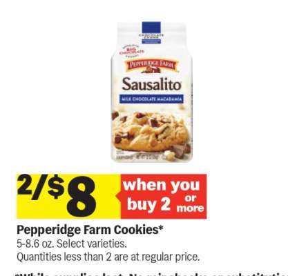 Pepperidge Farm Cookies