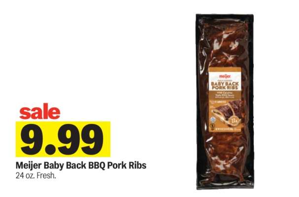 Meijer Baby Back BBQ Pork Ribs