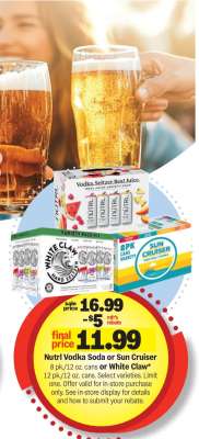 Nutrl Vodka Soda or Sun Cruiser