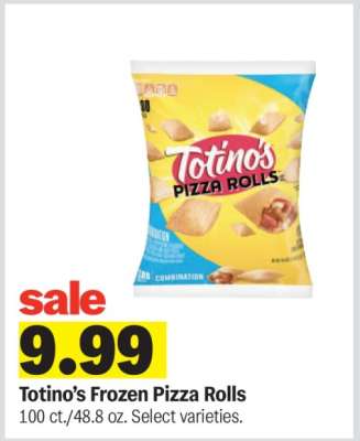 Totino's Frozen Pizza Rolls*