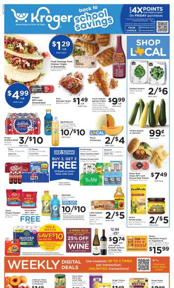 Kroger Flyer - 08/05/2026 - 08/11/2026.