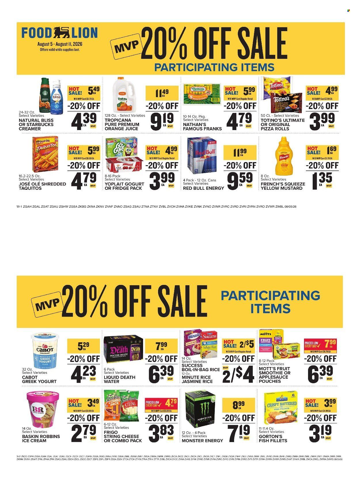 Food Lion ad - 08/05/2026 - 08/11/2026. Page 9