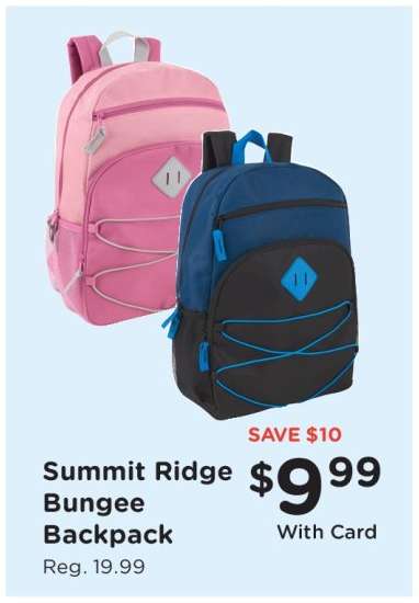 Summit Ridge bungee backpack