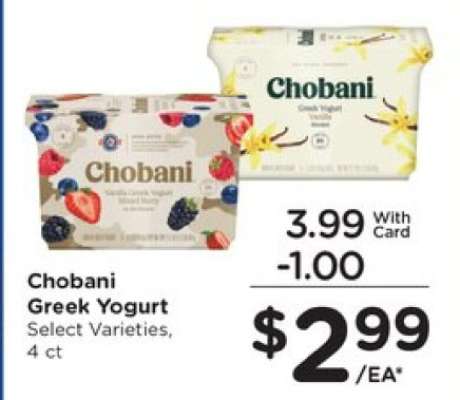 Chobani Greek Yogurt