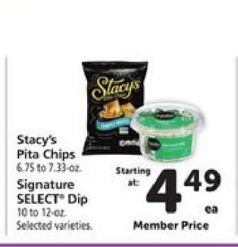 Stacy's Pita Chips & Signature SELECT Dip
