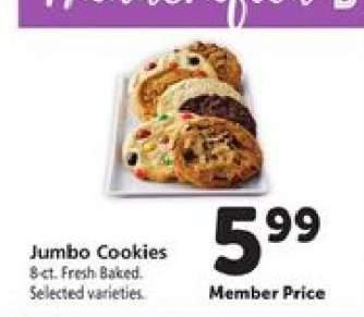 Jumbo Cookies