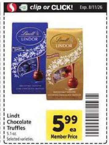 Lindt chocolate truffles