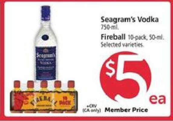 Seagram's Vodka / Fireball