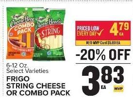 Frigo String Cheese or Combo Pack