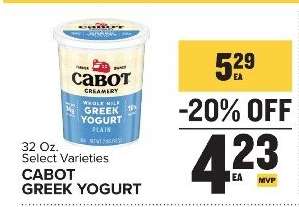 Cabot Greek Yogurt