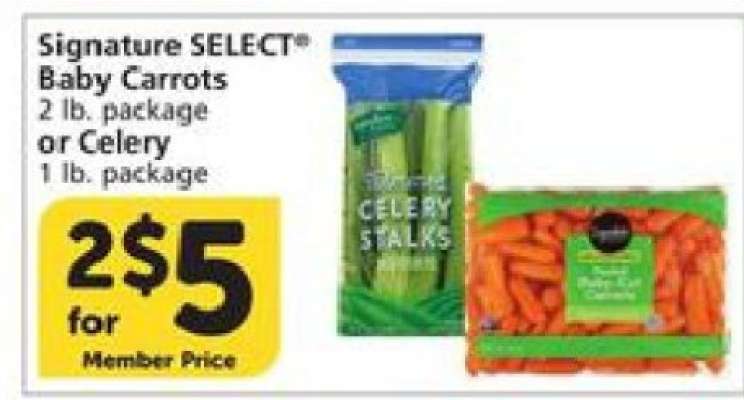 Signature SELECT Baby Carrots or Celery