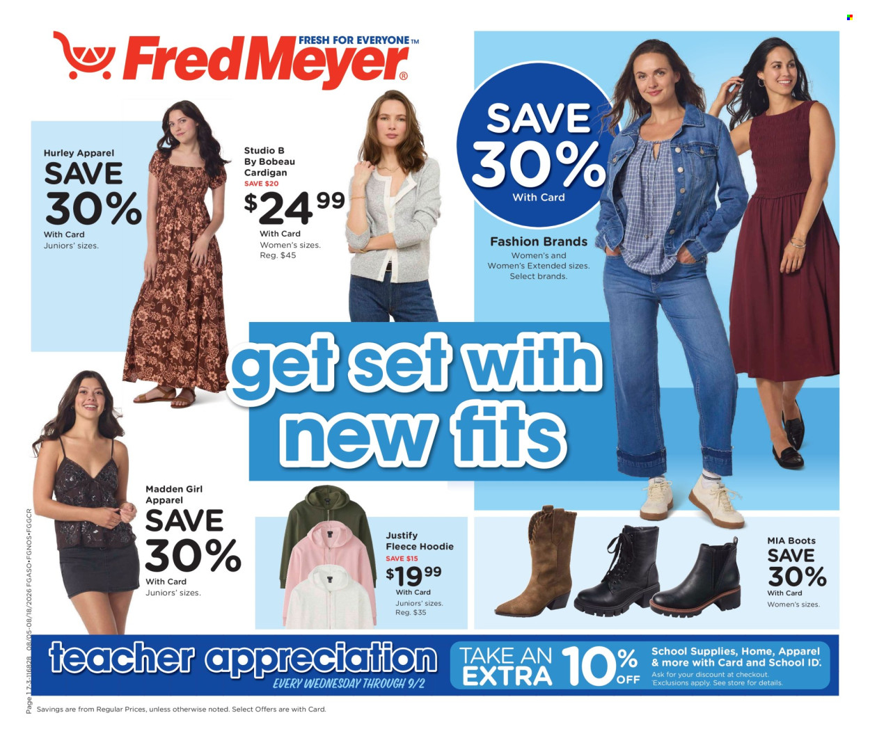 Fred Meyer ad - 08/05/2026 - 08/18/2026. Page 1