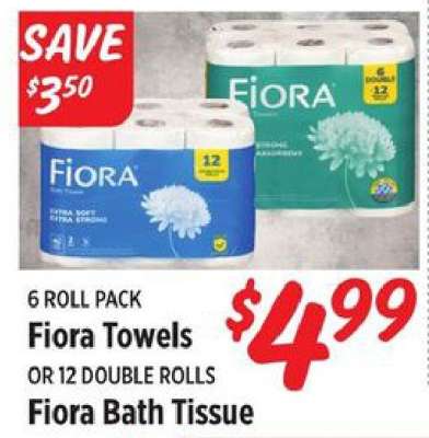 Fiora Towels or Fiora Bath Tissue