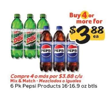 6 Pk Pepsi Products