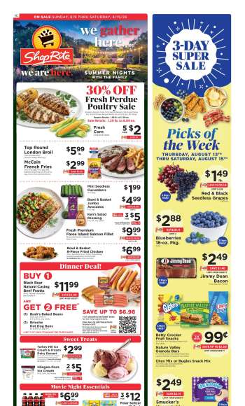 ShopRite Flyer - 08/09/2026 - 08/15/2026.