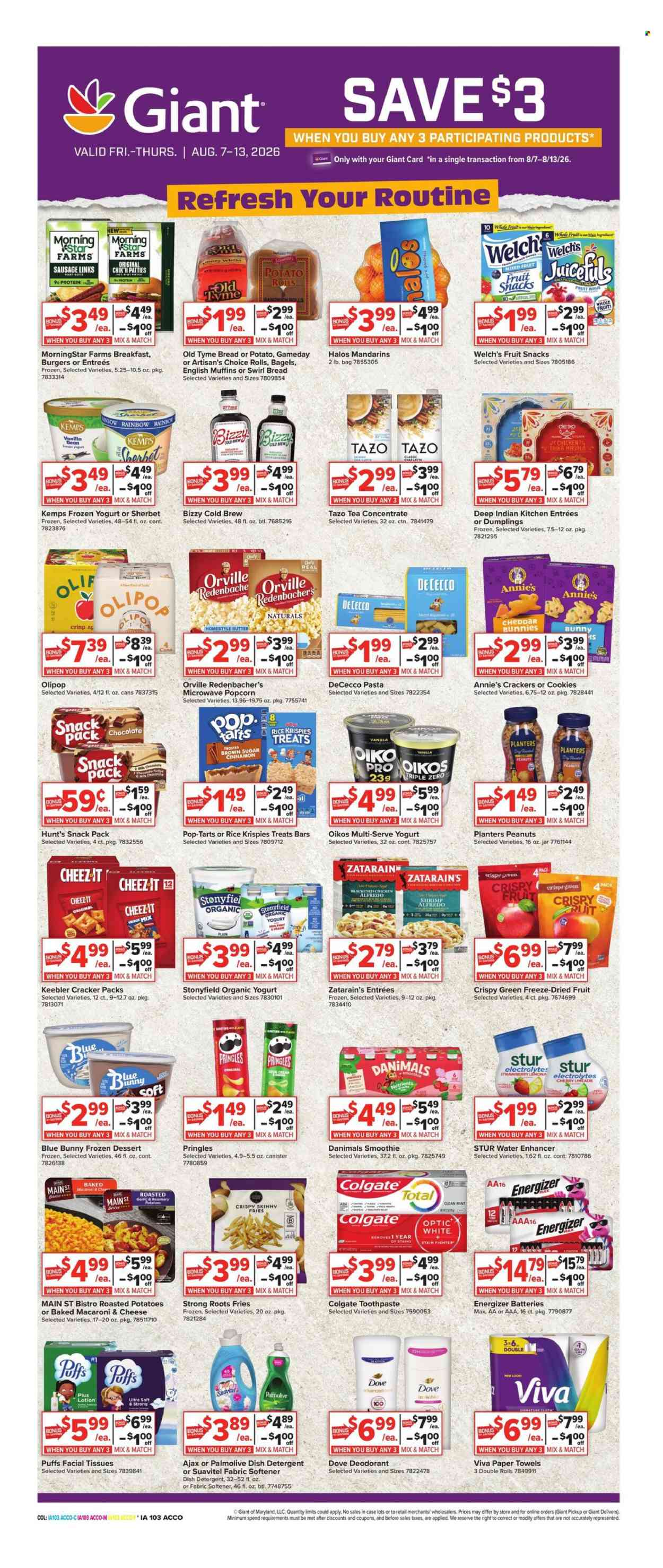 Giant Food ad - 08/07/2026 - 08/13/2026. Page 5