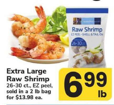 Extra Large Raw Shrimp