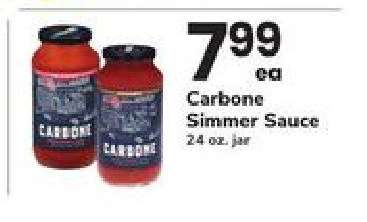 Carbone Simmer Sauce