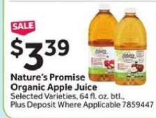 Nature's Promise Organic Apple Juice