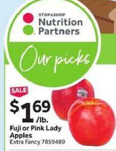 Fuji or Pink Lady Apples