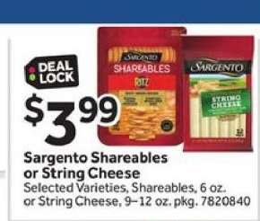Sargento Shareables or String Cheese