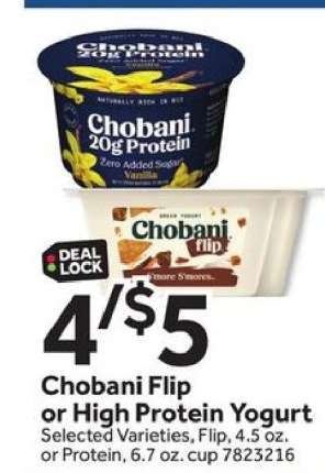 Chobani Flip or High Protein Yogurt