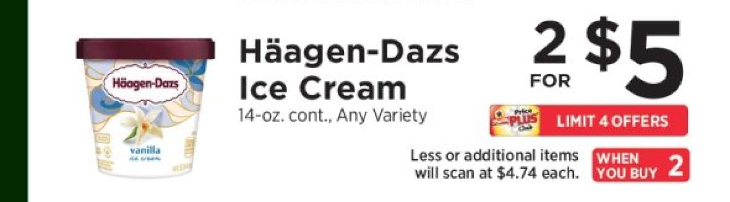 Häagen Dazs Ice Cream