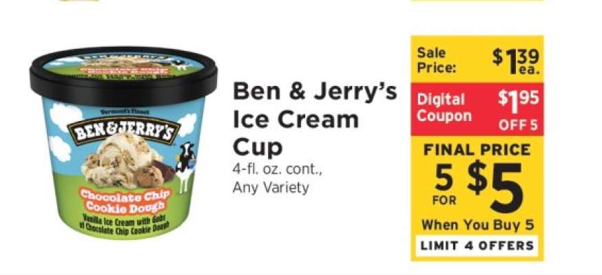 Ben & Jerry’s Ice Cream Cup