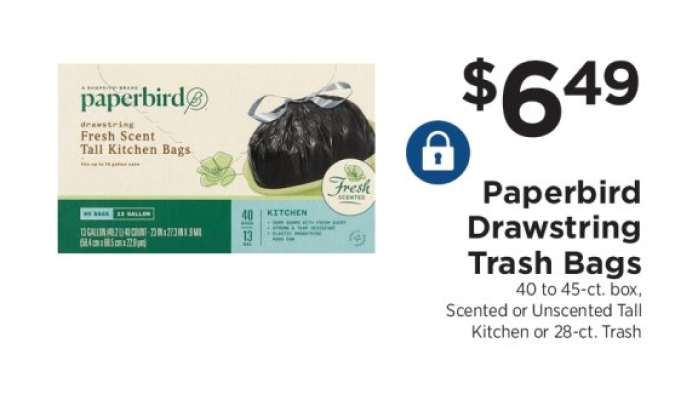 Paperbird Drawstring Trash Bags
