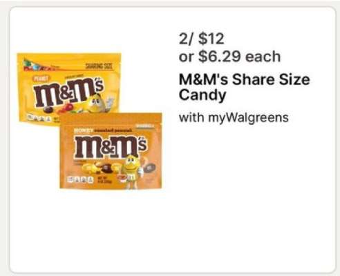 M&M'S Share Size Candy