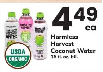 Harmless Harvest Coconut Water