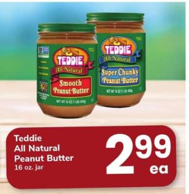Teddie All Natural Peanut Butter