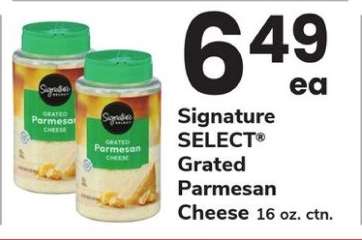 Signature Select Grated Parmesan Cheese