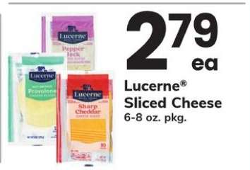 Lucerne Sliced Cheese