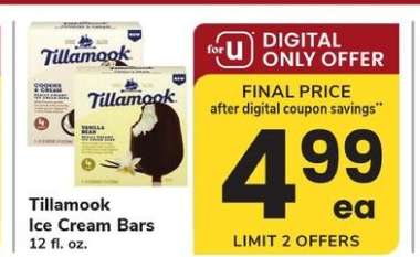 Tillamook Ice Cream Bars
