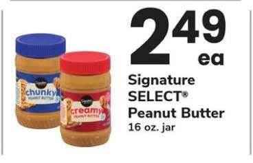 Signature Select Peanut Butter