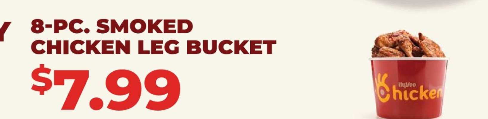 8-PC. SMOKED CHICKEN LEG BUCKET