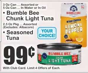 Bumble Bee Chunk Light Tuna