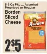 Borden Sliced Cheese