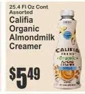 Califia Organic Almondmilk Creamer