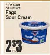 Fage Sour Cream
