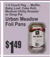 Urban Meadow Foil Pans