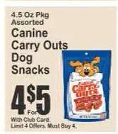Canine Carry Outs Dog Snacks