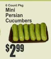 Mini Persian Cucumbers