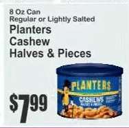 Planters Cashew Halves & Pieces