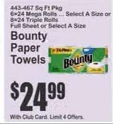 Bounty Paper Towels