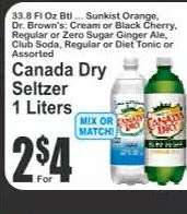 Canada Dry Seltzer