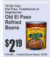 Old El Paso Refried Beans